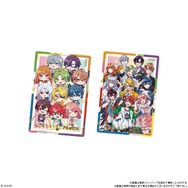 「カラフルピーチ」新作ウエハースが販売中！全種オリジナルイラストを使用、集合カードは豪華な金色箔押し
