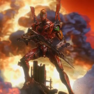 ハリウッドデザイナーの手がける「エヴァンゲリオン2号機」 がなんともメカニカル！瓦礫の街に佇む姿をハイエンドスタチュー化