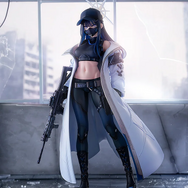 『ブルアカ』「サオリ」フィギュアが最高にクール！しなやかな肉体に特徴的なコート、メカニカルなマスクなども完全再現