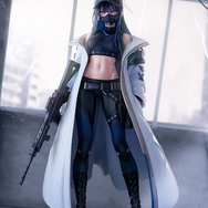 『ブルアカ』「サオリ」フィギュアが最高にクール！しなやかな肉体に特徴的なコート、メカニカルなマスクなども完全再現