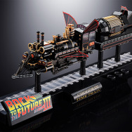 映画「BACK TO THE FUTURE Part III」のクライマックスが蘇る！蒸気機関車型タイムマシン「TIME TRAIN」が超精巧に立体化
