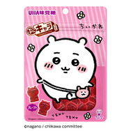 「ちいかわ」が可愛いグレープ味の3Dグミ化！パッケージ裏面にはハチワレ、うさぎなどの後ろ姿をデザイン