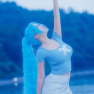 ビビ「ONE PIECE」／るーみ（X：@love1loooomy）、撮影：まさる（X：@masaru_cos）