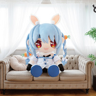 宝鐘マリン　兎田ぺこら　ホロライブ　ぬいぐるみ　ぬいぐるみまとめ売り　大量 あまりにもデカい！「ホロライブ」兎田ぺこら、宝鐘マリンら4人