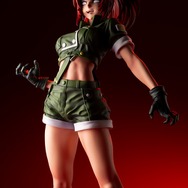 『KOF』より「覚醒レオナ」が立体化！山下しゅんや氏の描きおろし、狂気の表情や深紅の髪などただならぬ雰囲気に