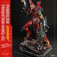 約27万円も納得！ハリウッドデザイナーの手がける「エヴァンゲリオン2号機」 ハイエンドスタチューが最高にメカニカル