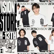 「ZETA DIVISION」初のポップアップストア、4周年記念で渋谷に登場―限定Tシャツの先行販売など実施
