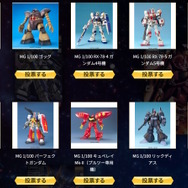 再販MGガンプラを皆で決める「MG決選投票2025」開催中！「MG ディープストライカー」や「MGEX ストフリ」まで悩ましいラインナップ