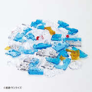ガンダムやシャア専用ザクII、ハロたちの“立体パズル”が美しい…キラキラ輝く「クリスタルパズル」に登場