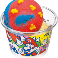 『スーパーマリオ』×「サーティワン」コラボに“スペシャルダブルカップ”が追加！オリジナルフレークシールの配布も