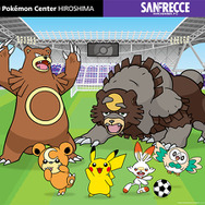 『ポケモン』グッズ持って「サンフレッチェ広島」を応援!「ポケモンセンターヒロシマ」コラボアイテムとして、チームカラーの紫にヒメグマたちをデザイン