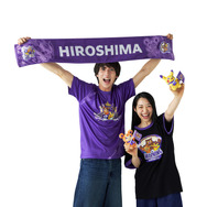 『ポケモン』グッズ持って「サンフレッチェ広島」を応援!「ポケモンセンターヒロシマ」コラボアイテムとして、チームカラーの紫にヒメグマたちをデザイン