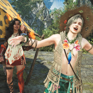 ジェマのビキニ姿がスタイル良すぎ！『モンハンワイルズ』アルマ、エリックら3人に「水着衣装」が実装決定