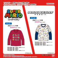 『スーパーマリオ』と『マリオカート』のキッズ長袖Ｔシャツがしまむらにて本日7月23日発売！オンラインストアは15時から