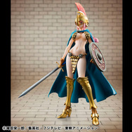 「ワンピース」ドレスローザ編より、「剣闘士 レベッカ」フィギュアが復刻！兜やマントを外すとより美しい…