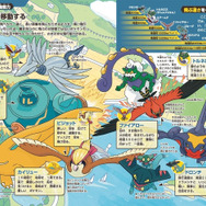 渋谷駅でポケモンの生態を学べる…!? 「ポケモン生態図鑑 マチカドミュージアムinシブヤ」8月3日まで掲出―ポケモンの体温や群れ、なわばりが解説の特大パノラマ