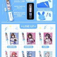 「ホロライブ」ペンライトがミニチュアに！6thフェスのイラスト使用し、実際に光るチャーム56種がガシャポンオンラインにて予約受付実施