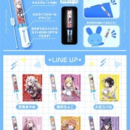 「ホロライブ」ペンライトがミニチュアに！6thフェスのイラスト使用し、実際に光るチャーム56種がガシャポンオンラインにて予約受付実施