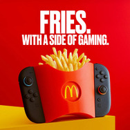 フライドポテトMサイズをすっぽり収納のスイッチ2ジョイコンホルダー3Dプリントモデル無料公開