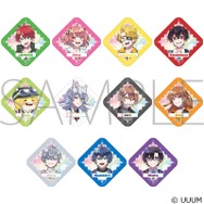 「カラフルピーチ」新グッズがアニメイトに登場！ボイスキーホルダー、千社札風ステッカーなどラインナップ