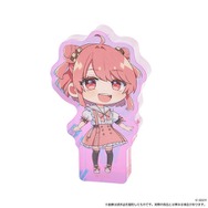 「カラフルピーチ」新グッズがアニメイトに登場！ボイスキーホルダー、千社札風ステッカーなどラインナップ