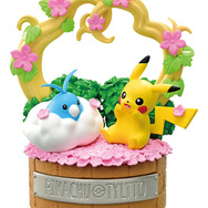 森の中で過ごすピカチュウ＆チルットたちに癒される…『ポケモン』フィギュアに、きのみを頬張るホシガリス＆パチリスなど全6種