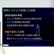 ホロライブのライブ公演はどうなってるの？実在感を大切にした照明演出システムや現場から見た視点を語る【CEDEC2025】