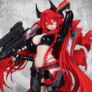 鍛え抜かれた腹筋に注目…！『勝利の女神：NIKKE』より「レッドフード」が専用ライフル「ウルフスベイン」を携えて立体化