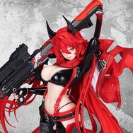 鍛え抜かれた腹筋に注目…！『勝利の女神：NIKKE』より「レッドフード」が専用ライフル「ウルフスベイン」を携えて立体化