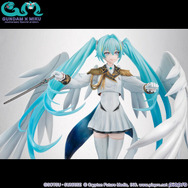 「初音ミク × ウイングガンダムゼロ EW」フィギュアの“白い翼”が美しい…！イラストレーター・neco氏のデザインを元に立体化