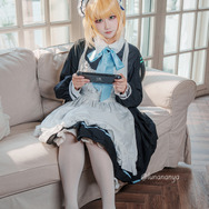 才羽ミドリ（メイドver.）『ブルーアーカイブ』／lunana（X：@lunananya）