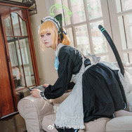 才羽ミドリ（メイドver.）『ブルーアーカイブ』／lunana（X：@lunananya）