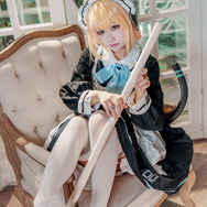 才羽ミドリ（メイドver.）『ブルーアーカイブ』／lunana（X：@lunananya）