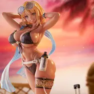 水着×褐色×太もも！トリダモノ氏のオリキャラ「ミラ(Mira)SunsetVer.」が大迫力―日に焼けた肌が煽情的なボディを際立たせる