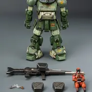 全世界900個限定！「装甲騎兵ボトムズ」“ロボ道 スコープドッグ”が激しいダメージ表現や重厚な汚れ塗装を施した姿に