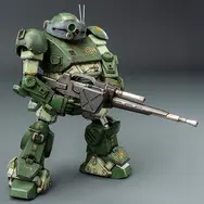 全世界900個限定！「装甲騎兵ボトムズ」“ロボ道 スコープドッグ”が激しいダメージ表現や重厚な汚れ塗装を施した姿に