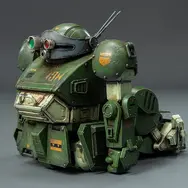 全世界900個限定！「装甲騎兵ボトムズ」“ロボ道 スコープドッグ”が激しいダメージ表現や重厚な汚れ塗装を施した姿に