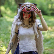 サン「もののけ姫」／witchhazel（Instagram：witchhazel.cosplay）、撮影：Lisa’（Instagram：@elderberrycosplay）