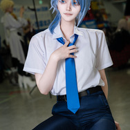 神里綾人『原神』／碧ノ ゆゆ（X：@yuYu_Cha_non）