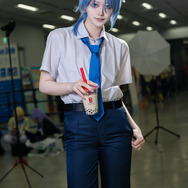 神里綾人『原神』／碧ノ ゆゆ（X：@yuYu_Cha_non）