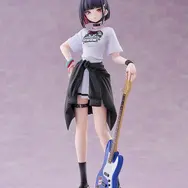 『ブルアカ』より「カズサ」がバンド姿で1/7スケールフィギュア化！シャツの質感、ベースの弦は1本1本張るなどこだわりが凄い