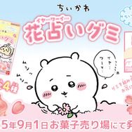 ちいかわ、ハチワレが可愛いグミに！「ちいかわ 花占いグミ」9月1日発売―「イヤ…」「ワーイ…」の印象的なシーンをイメージ