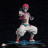 “俺と永遠に戦い続けよう”「鬼滅の刃」より「猗窩座」1/8スケールフィギュアが再販予約中―台座は「破壊殺・羅針」の特別仕様