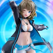 ジャケットの下には大胆なダンス衣装！『デレマス』より「高垣楓」1/7スケールフィギュアが予約受付中ーブラックライトを当てることで青く発光