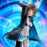 ジャケットの下には大胆なダンス衣装！『デレマス』より「高垣楓」1/7スケールフィギュアが予約受付中ーブラックライトを当てることで青く発光