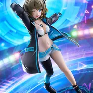 ジャケットの下には大胆なダンス衣装！『デレマス』より「高垣楓」1/7スケールフィギュアが予約受付中ーブラックライトを当てることで青く発光