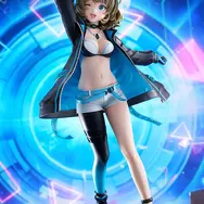 ジャケットの下には大胆なダンス衣装！『デレマス』より「高垣楓」1/7スケールフィギュアが予約受付中ーブラックライトを当てることで青く発光