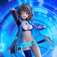 ジャケットの下には大胆なダンス衣装！『デレマス』より「高垣楓」1/7スケールフィギュアが予約受付中ーブラックライトを当てることで青く発光
