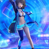 ジャケットの下には大胆なダンス衣装！『デレマス』より「高垣楓」1/7スケールフィギュアが予約受付中ーブラックライトを当てることで青く発光