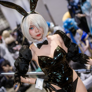 ニーアオートマタ　2B バニー　コスプレ　NieR 美しすぎるお尻に釘付け！『NieR:Automata Ver1.1a』2Bが